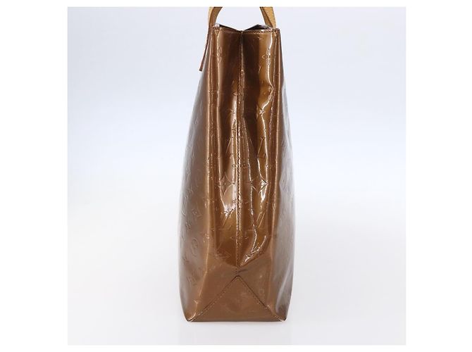 LOUIS VUITTON Monogram Vernis Reade MM Hand Bag Bronze M91143 LV Auth ep12070 - view 4