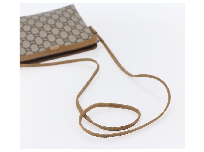 Borsa a Spalla GUCCI GG Plus Supreme PVC Beige Oro Auth th6453 D'oro - vista 7
