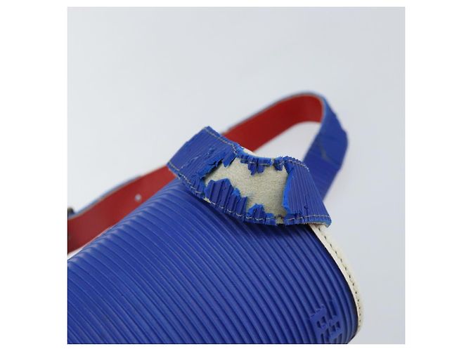 Borsa a Spalla FENDI in Gomma Blu Argento Autentica 142445 - vista 10