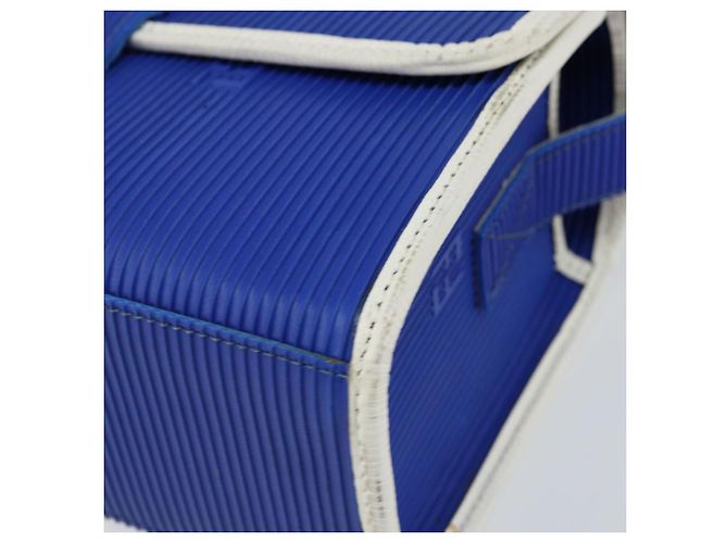 Borsa a Spalla FENDI in Gomma Blu Argento Autentica 142445 - vista 14