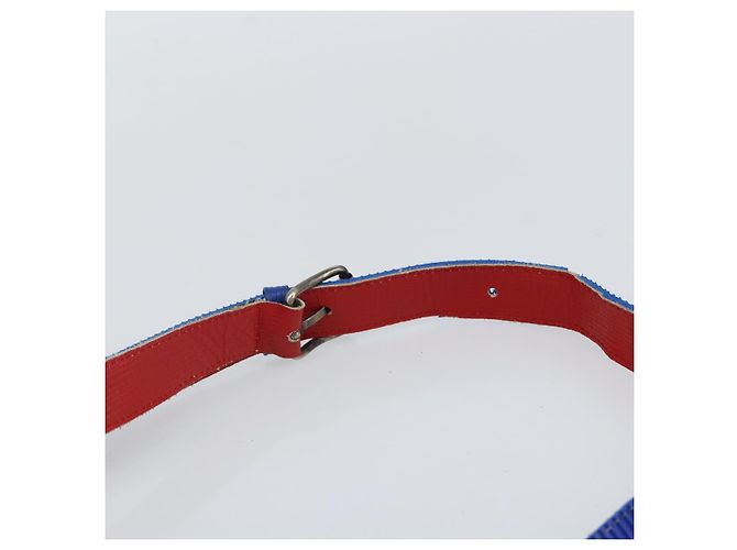 Borsa a Spalla FENDI in Gomma Blu Argento Autentica 142445 - vista 8