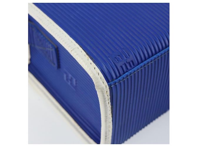 Borsa a Spalla FENDI in Gomma Blu Argento Autentica 142445 - vista 9