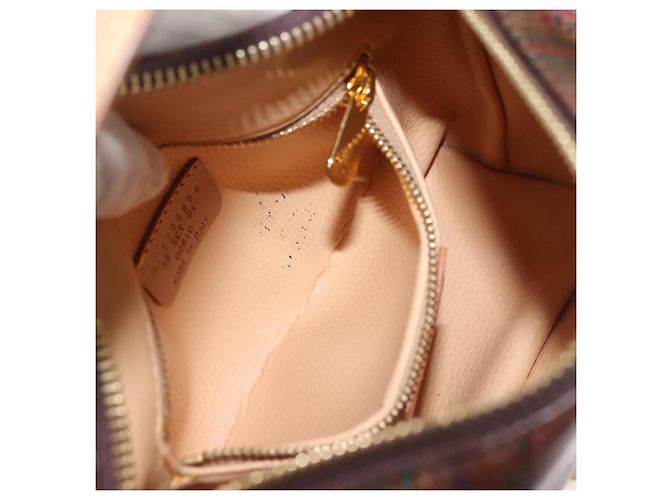 Borsa a mano ETRO in pelle PVC marrone e oro Auth am9050 D'oro - vista 21