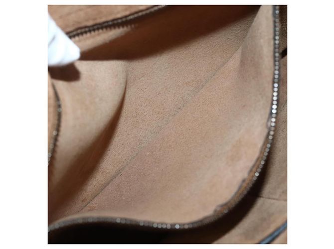 VALENTINO Borsa Clutch in Pelle Marrone Argento Autentica bs29681 - vista 19
