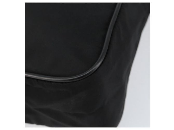 Borsa a Spalla PRADA Nylon Nera Argento Autentica 154524 Nero - vista 10