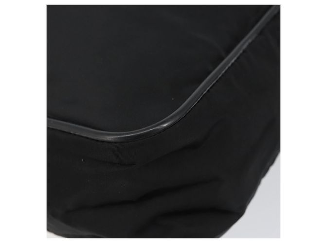 Borsa a Spalla PRADA Nylon Nera Argento Autentica 154524 Nero - vista 12