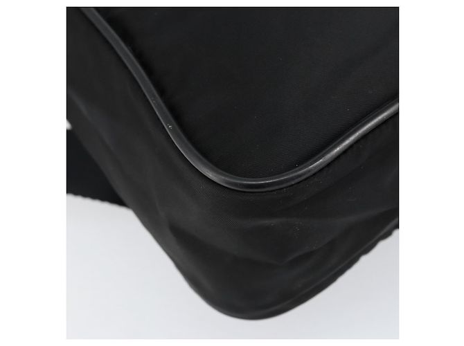 Borsa a Spalla PRADA Nylon Nera Argento Autentica 154524 Nero - vista 13