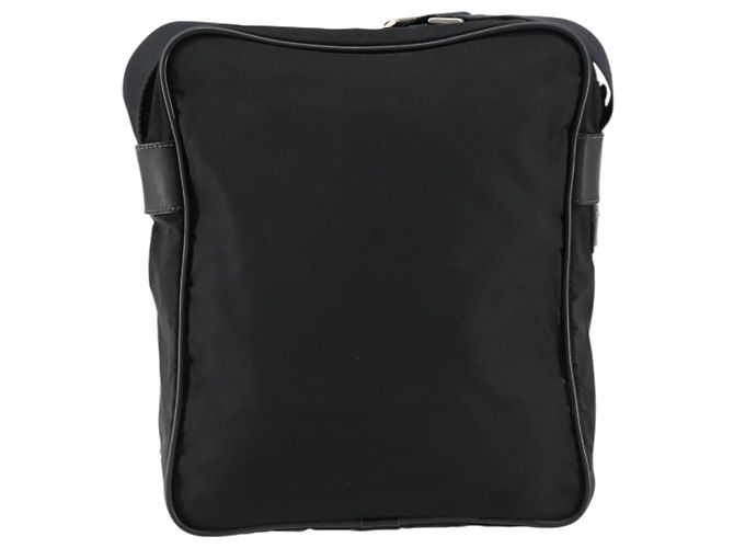 Borsa a Spalla PRADA Nylon Nera Argento Autentica 154524 Nero - vista 3