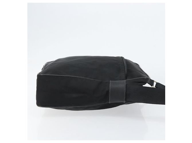 Borsa a Spalla PRADA Nylon Nera Argento Autentica 154524 Nero - vista 4