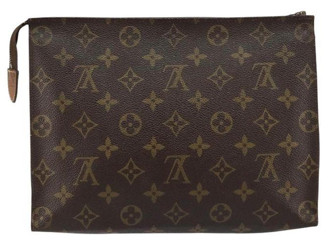 LOUIS VUITTON Poche Toilette 26 Monogram M47542 LV Auth 154487 Monogramma - vista 2
