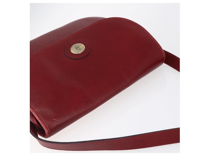 Borsa a spalla in tela a nido d'ape PVC rossa e oro Auth BA8404 Christian Dior Rosso D'oro - vista 6