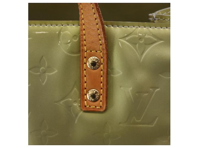 LOUIS VUITTON Borsa a mano Monogram Vernis Reade MM Grigio M91142 LV Auth 154344 - vista 10