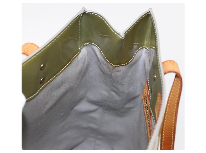 LOUIS VUITTON Borsa a mano Monogram Vernis Reade MM Grigio M91142 LV Auth 154344 - vista 19