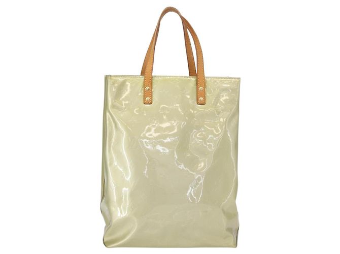 LOUIS VUITTON Borsa a mano Monogram Vernis Reade MM Grigio M91142 LV Auth 154344 - vista 2