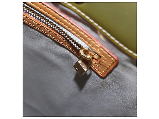 LOUIS VUITTON Borsa a mano Monogram Vernis Reade MM Grigio M91142 LV Auth 154344 - vista 20