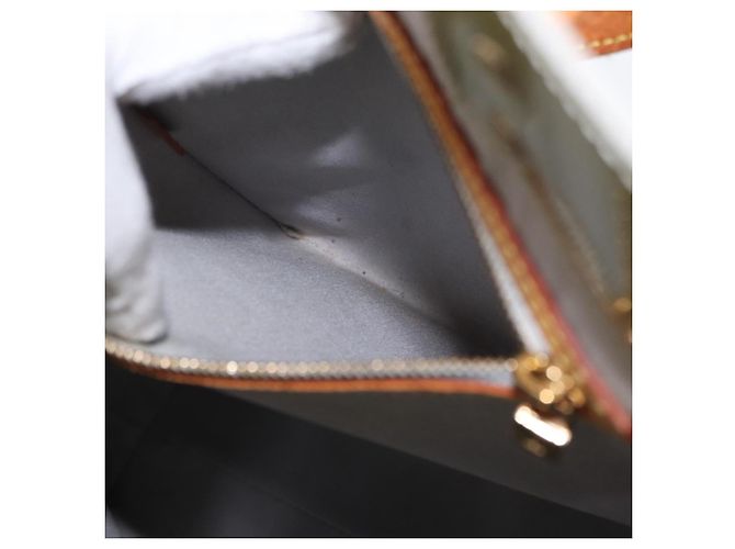 LOUIS VUITTON Borsa a mano Monogram Vernis Reade MM Grigio M91142 LV Auth 154344 - vista 21