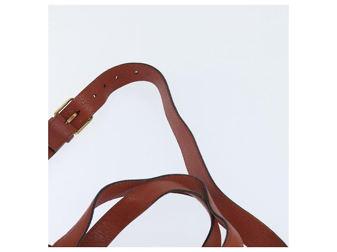 Chloé Borsa a Mano Chloe in Pelle 2 in 1 Arancione Oro Auth BA7366 D'oro - vista 15