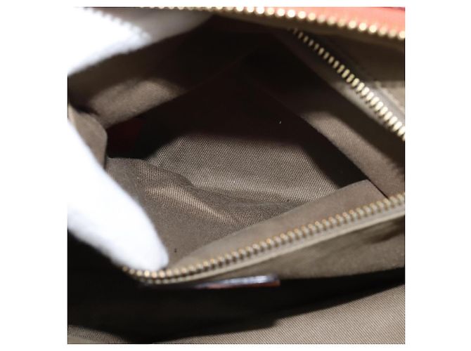 Chloé Borsa a Mano Chloe in Pelle 2 in 1 Arancione Oro Auth BA7366 D'oro - vista 22