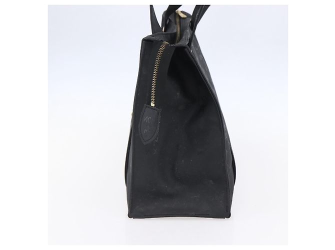Borsa a spalla MCM Vicetos Logogram PVC Nero Oro Auth BA7690 D'oro - vista 4