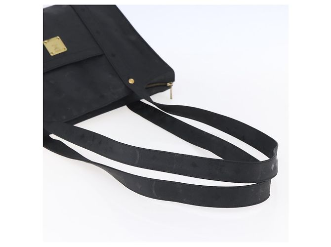 Borsa a spalla MCM Vicetos Logogram PVC Nero Oro Auth BA7690 D'oro - vista 7