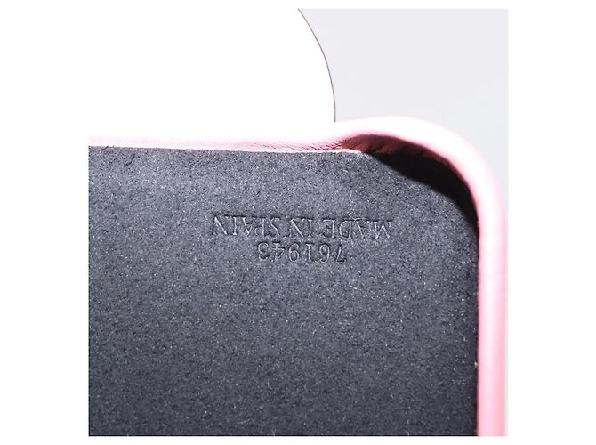 Custodia per iPhone XS in pelle rosa Auth BA7693 LOEWE - vista 11