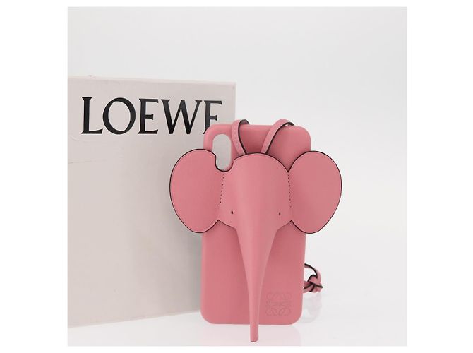 Custodia per iPhone XS in pelle rosa Auth BA7693 LOEWE - vista 12