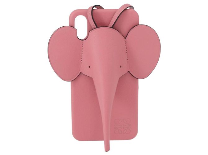 Custodia per iPhone XS in pelle rosa Auth BA7693 LOEWE - vista 13