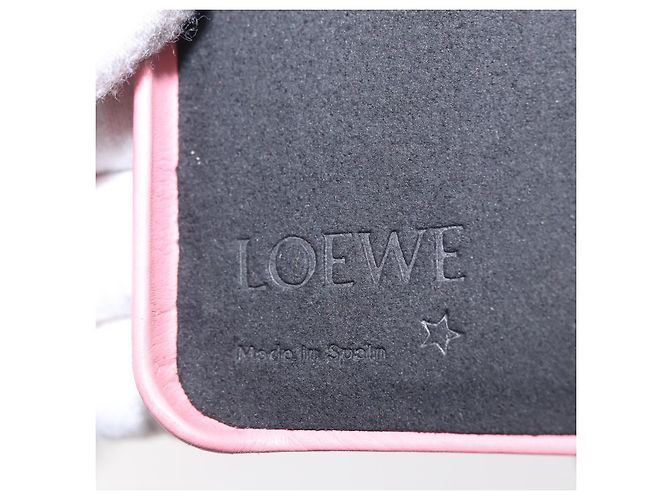 Custodia per iPhone XS in pelle rosa Auth BA7693 LOEWE - vista 19