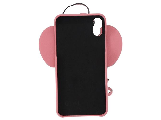 Custodia per iPhone XS in pelle rosa Auth BA7693 LOEWE - vista 2