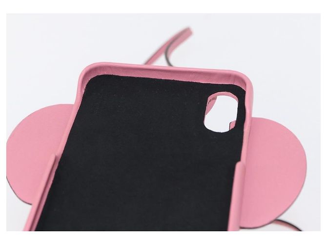 Custodia per iPhone XS in pelle rosa Auth BA7693 LOEWE - vista 20