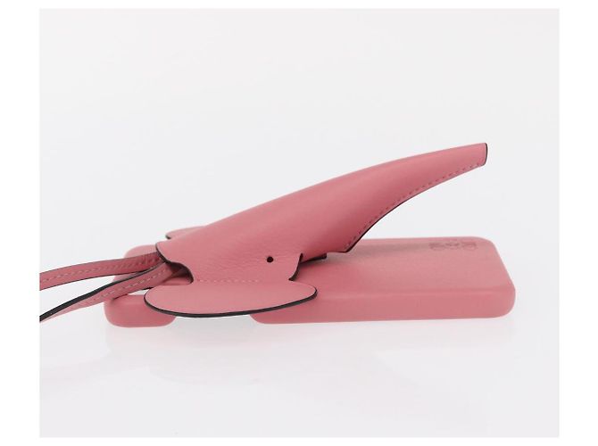 Custodia per iPhone XS in pelle rosa Auth BA7693 LOEWE - vista 4