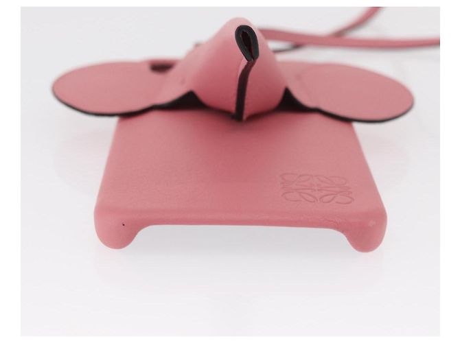 Custodia per iPhone XS in pelle rosa Auth BA7693 LOEWE - vista 5