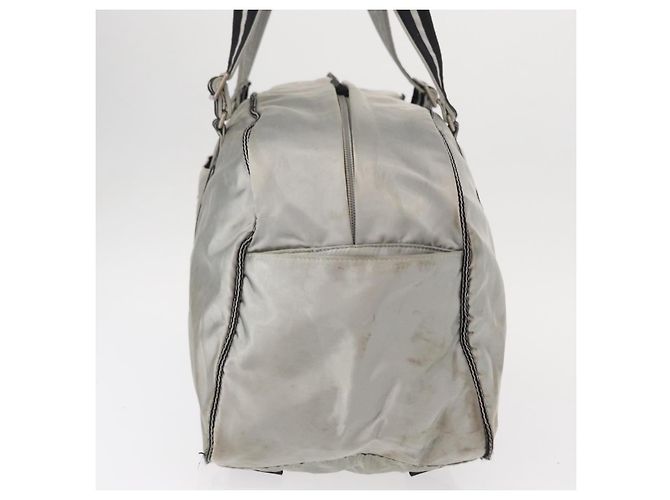 Borsa Boston in nylon argento CC Auth BA7758 della linea sportiva CHANEL - vista 4