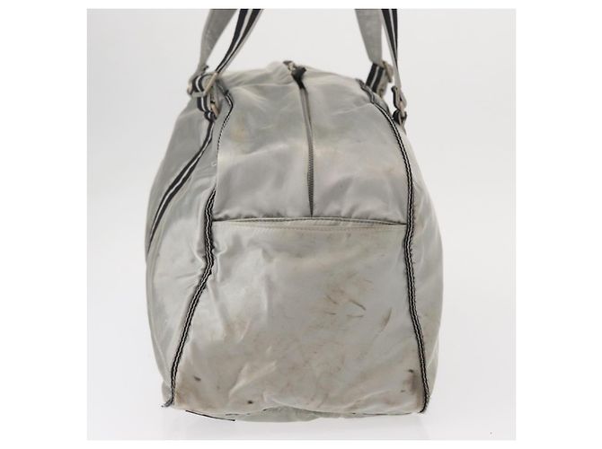 Borsa Boston in nylon argento CC Auth BA7758 della linea sportiva CHANEL - vista 5