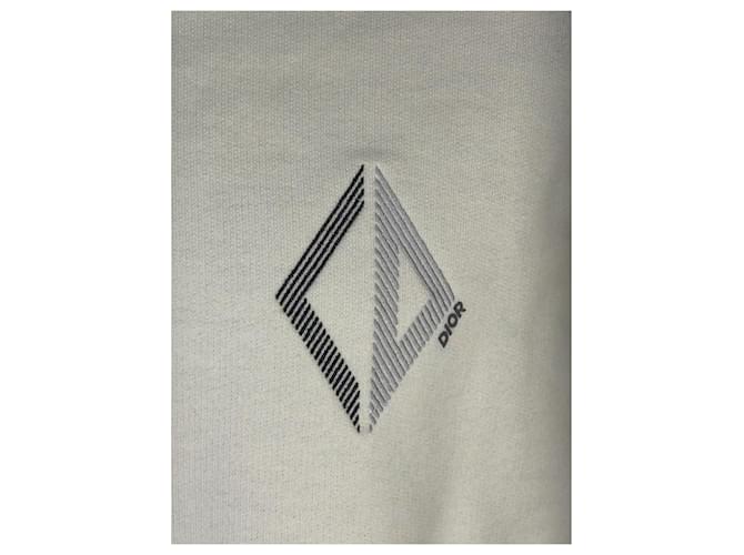 Dior CD DIAMOND Rundhalsausschnitt Creme - Ansicht 3