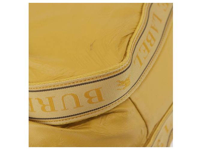 Borsa tote in pelle Burberry Blue Label gialla Auth th6327 Giallo - vista 14