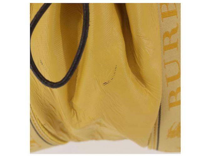 Borsa tote in pelle Burberry Blue Label gialla Auth th6327 Giallo - vista 5