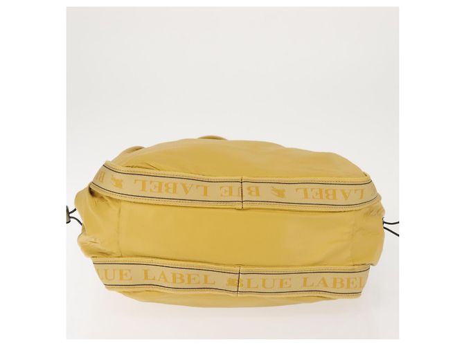Borsa tote in pelle Burberry Blue Label gialla Auth th6327 Giallo - vista 6