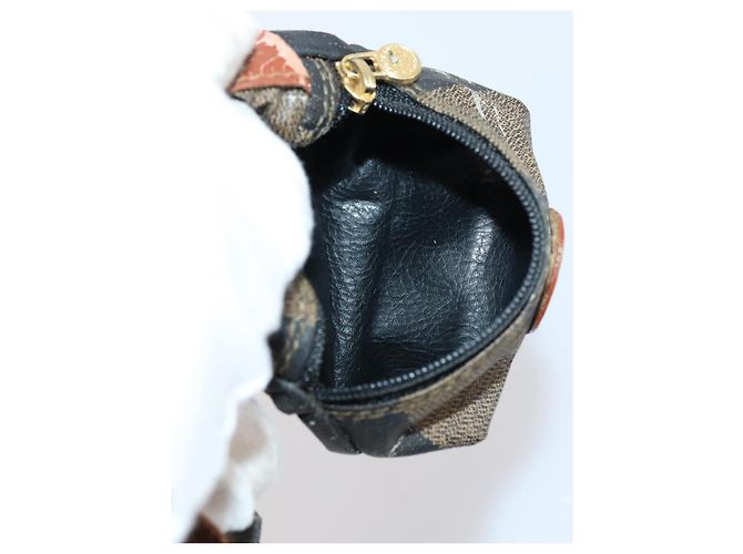 Pequin FENDI Pecan Canvas Handtasche PVC 2-Wege Schwarz Braun Auth th6378 - Ansicht 25