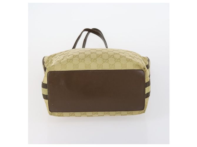 GUCCI GG Canvas Web Sherry Line Tasche PVC Nylon 5 Set Rot Beige Auth bs30286 - Ansicht 26