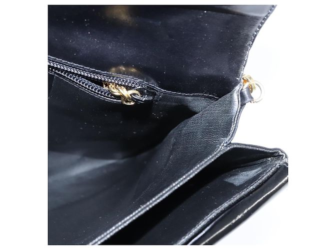 Borsa a Spalla Salvatore Ferragamo in Pelle Nera Oro Auth 149194 Nero D'oro - vista 19