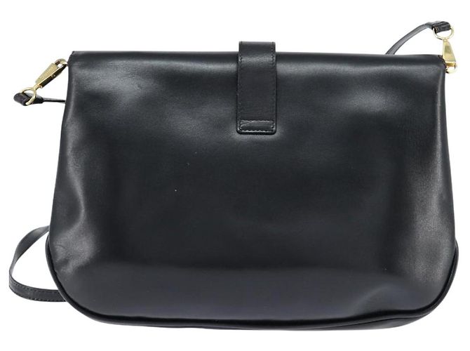 Borsa a Spalla Salvatore Ferragamo in Pelle Nera Oro Auth 149194 Nero D'oro - vista 2
