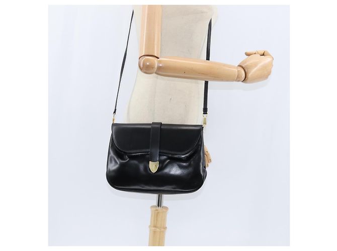 Borsa a Spalla Salvatore Ferragamo in Pelle Nera Oro Auth 149194 Nero D'oro - vista 23