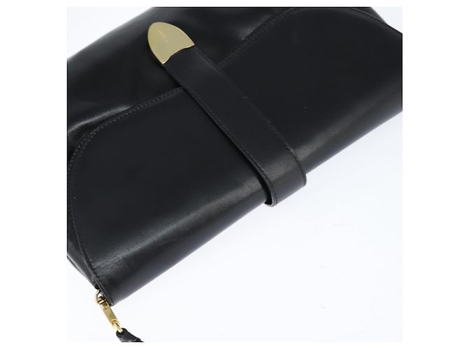 Borsa a Spalla Salvatore Ferragamo in Pelle Nera Oro Auth 149194 Nero D'oro - vista 6