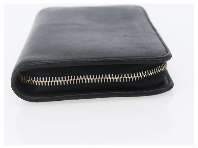 Autre Marque Portafoglio Lungo in Pelle Nera e Oro Autentico TIFFANY&Co. bs31263 Nero D'oro - vista 4