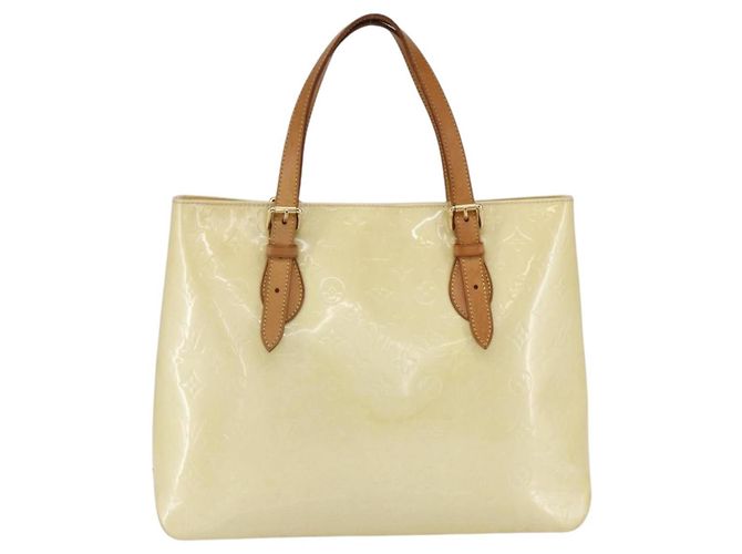 LOUIS VUITTON Borsa a Spalla Brentwood Monogram Vernis Perle M91512 LV Auth SW1773 - vista 13