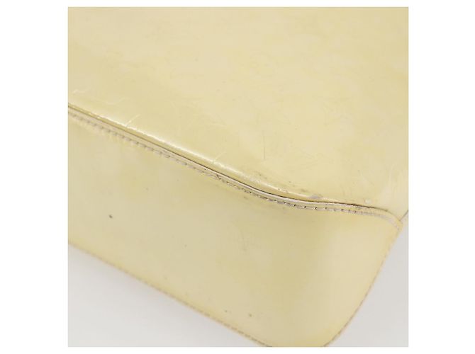 LOUIS VUITTON Borsa a Spalla Brentwood Monogram Vernis Perle M91512 LV Auth SW1773 - vista 15