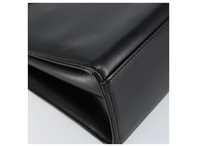 Borsa a mano GIVENCHY in pelle nera e oro Auth 148891 Nero D'oro - vista 11