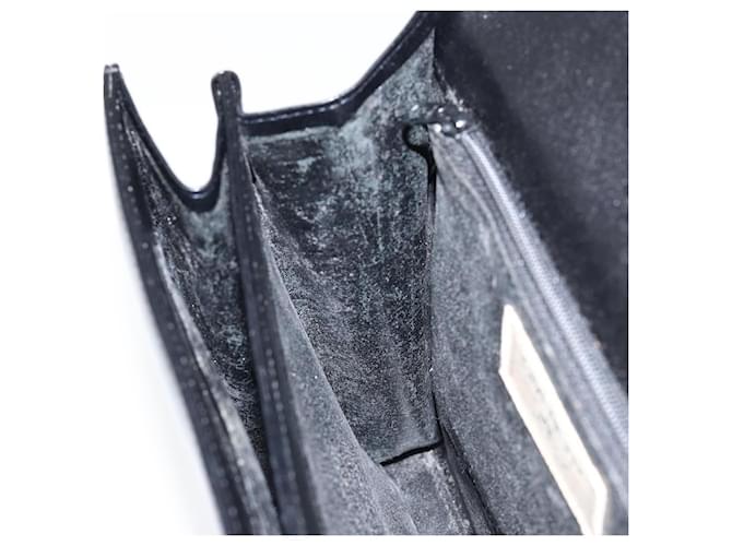 Borsa a mano GIVENCHY in pelle nera e oro Auth 148891 Nero D'oro - vista 20