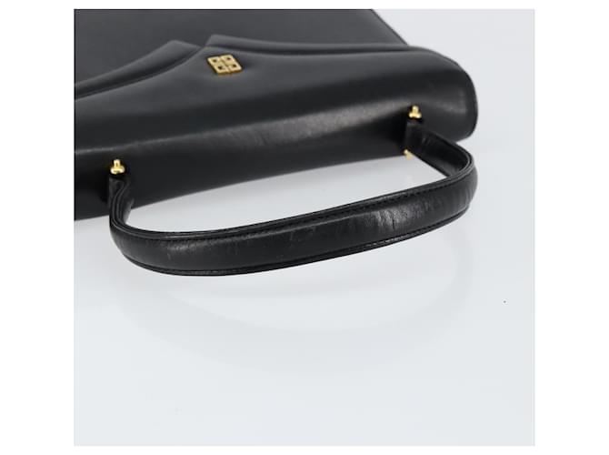 Borsa a mano GIVENCHY in pelle nera e oro Auth 148891 Nero D'oro - vista 7
